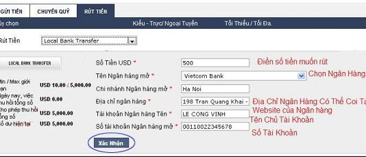 Cách Rút Tiền Trong Tài Khoản Cá Cược Online M88